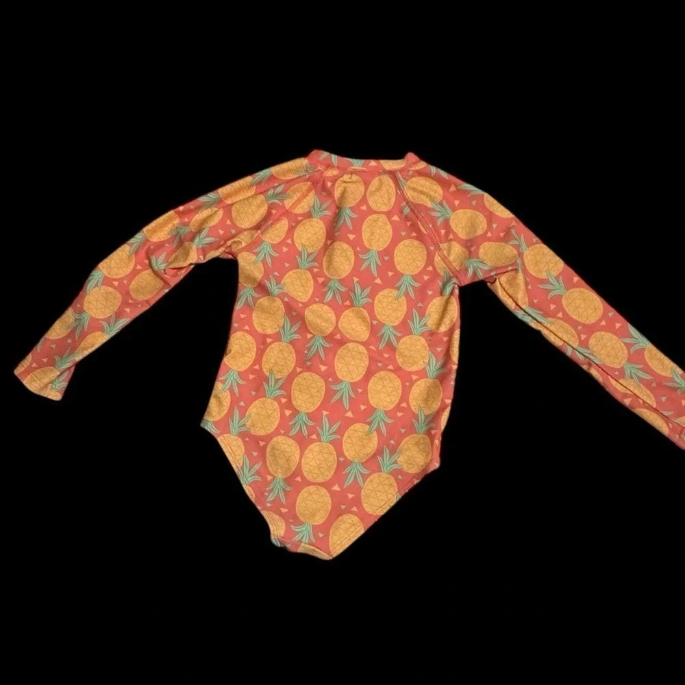 3T Old Navy Toddler Swimsuit Pineapple Orange k227